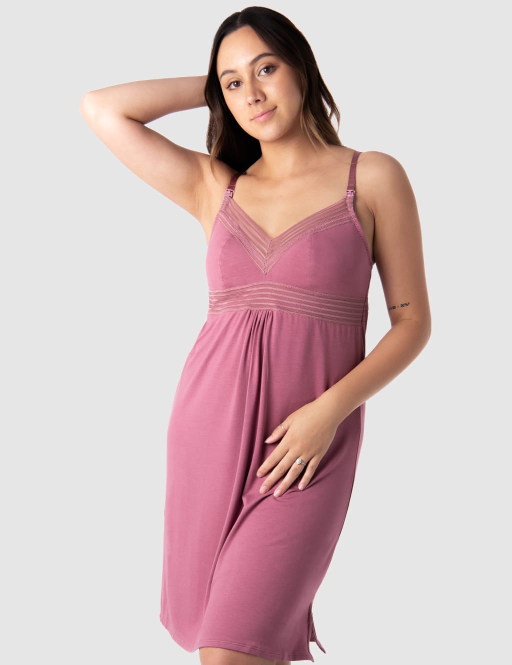 Dream Strappy Nursing Chemise image 1