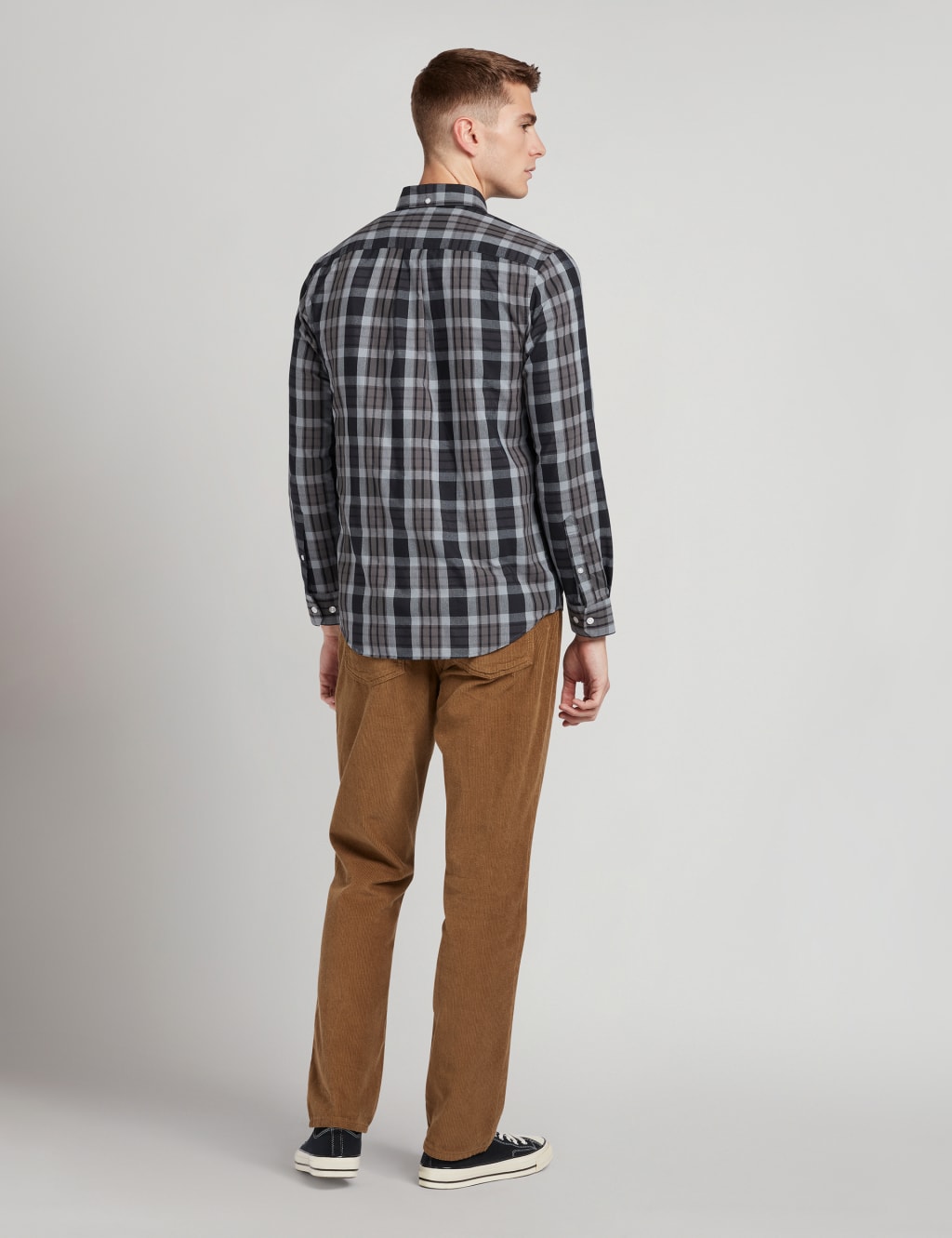 Easy Iron Cotton Rich Check Shirt image 2