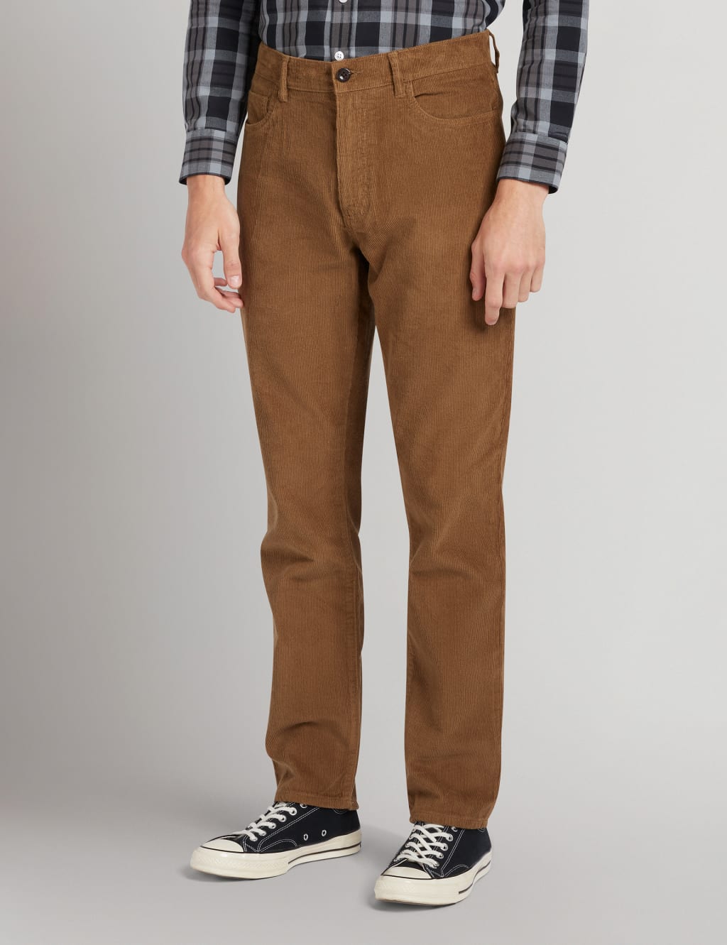 Fitted corduroy pants online