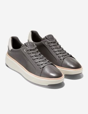 Grandpro Topspin Leather Lace Up Trainers