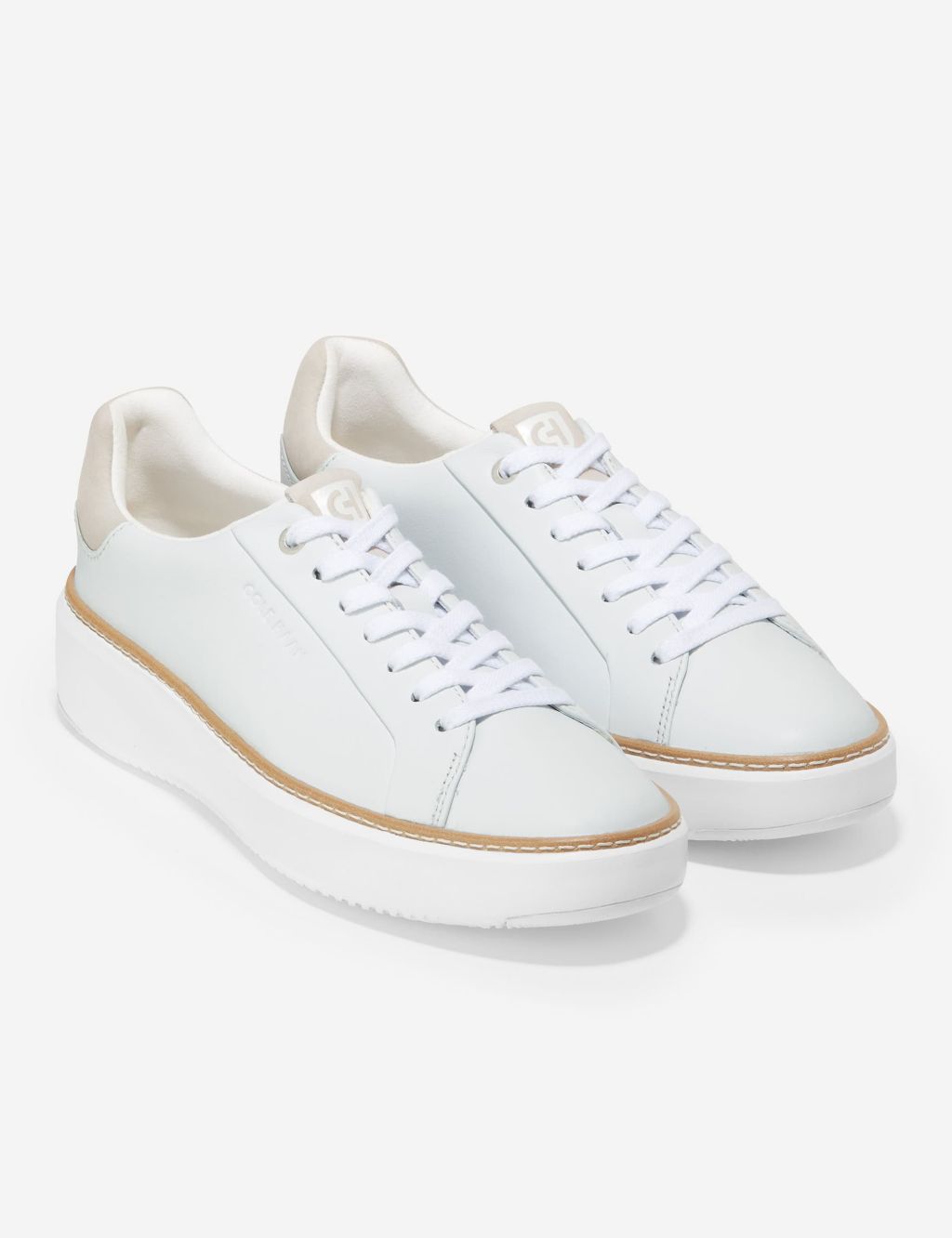 Grandpro Topspin Leather Lace Up Trainers image 2
