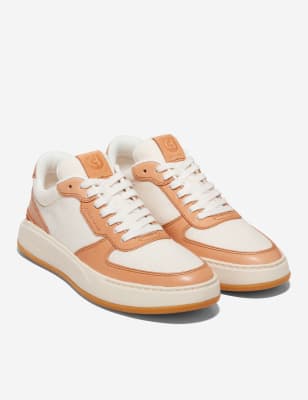 GrandPro Crossover Leather Lace Up Trainers