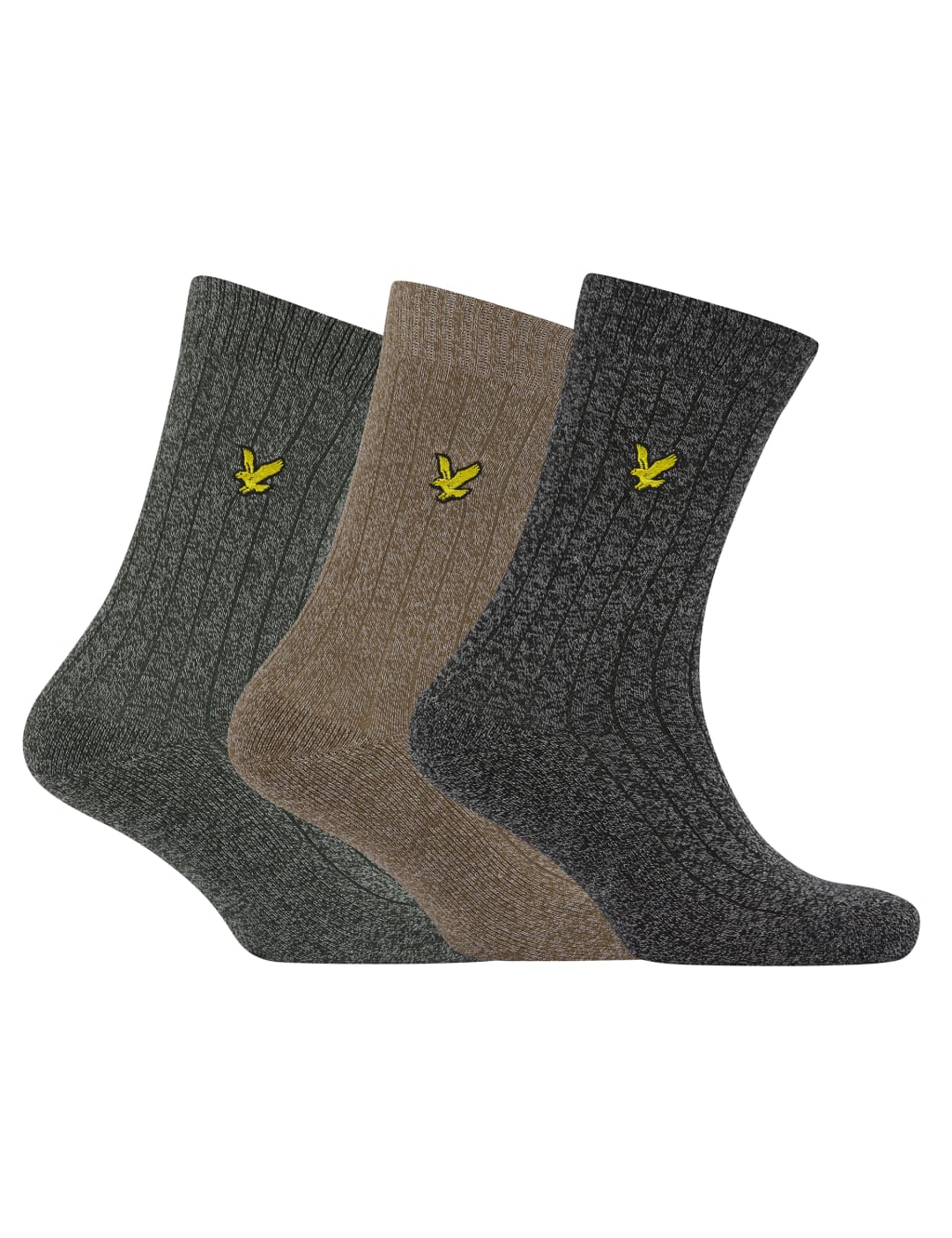 3pk Cotton Rich Socks image 1