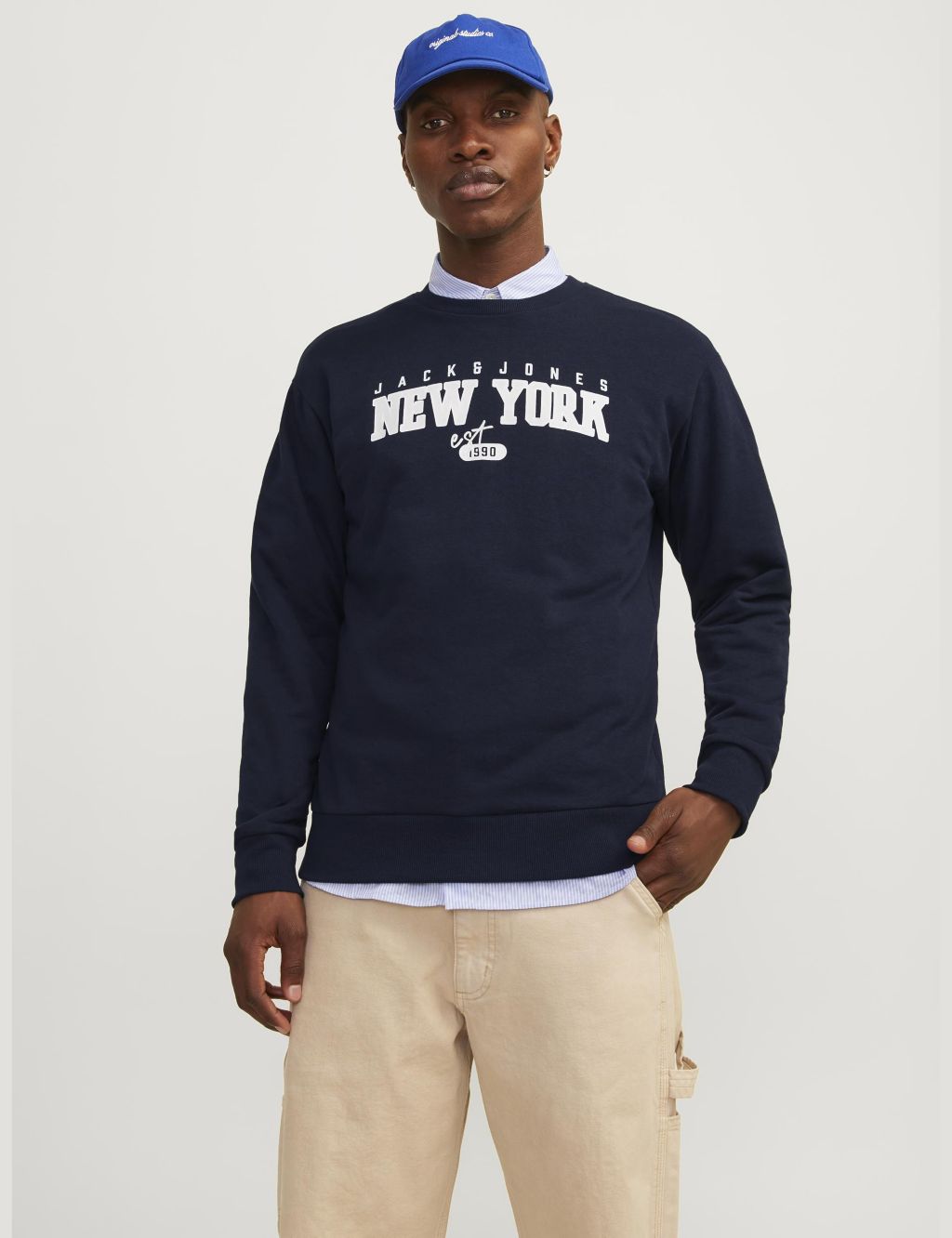 Cotton Rich Logo Sweatshirt