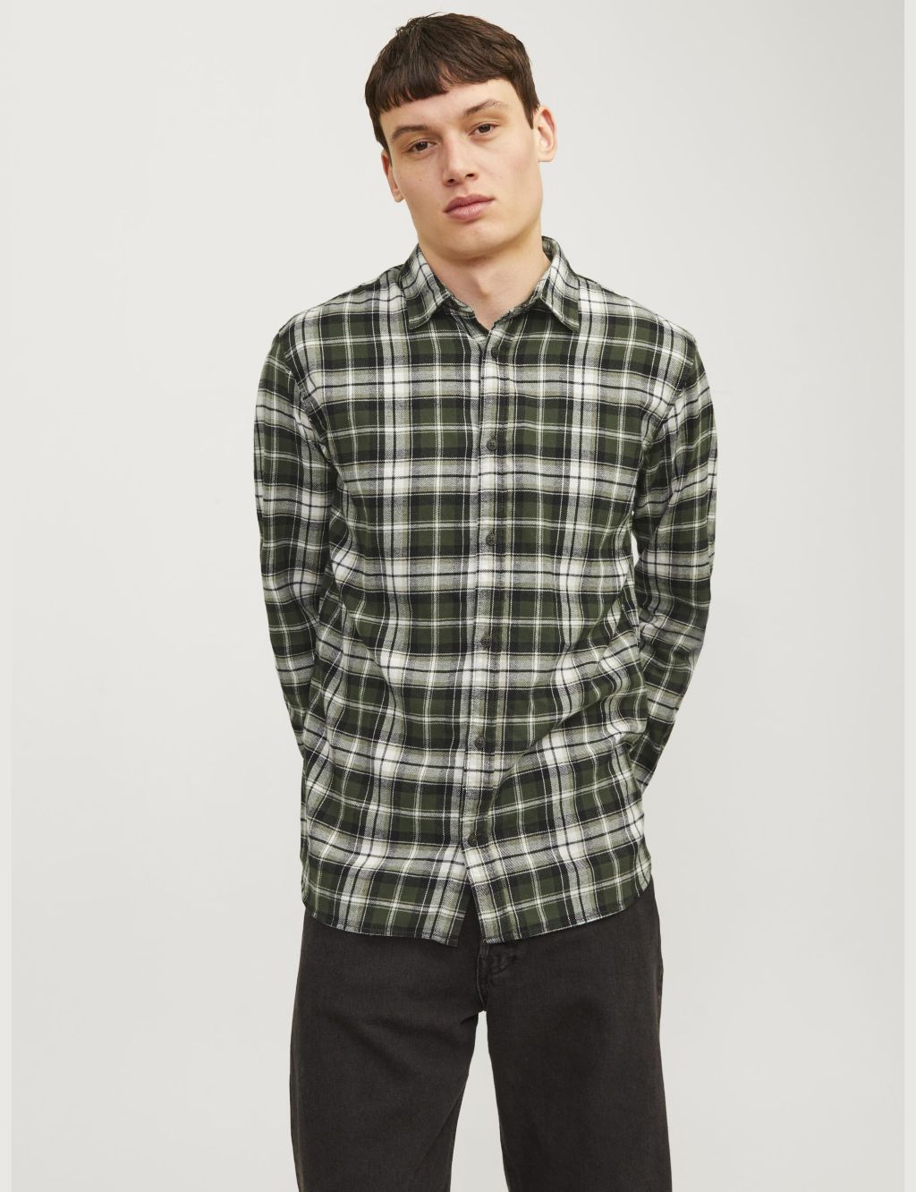 Cotton Rich Check Flannel Shirt