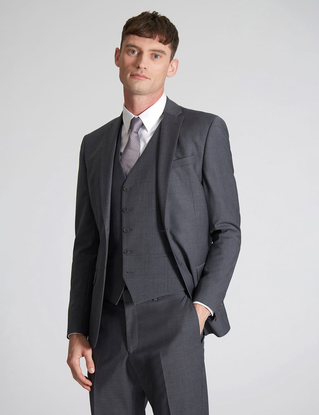 Slim Fit Wool Rich Suit Jacket