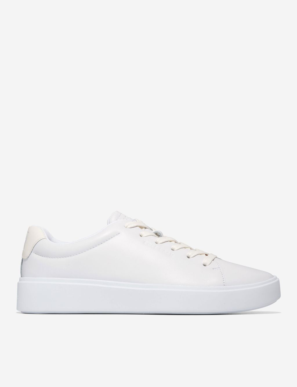 Leather Grand Crosscourt Traveler Lace Up Trainers