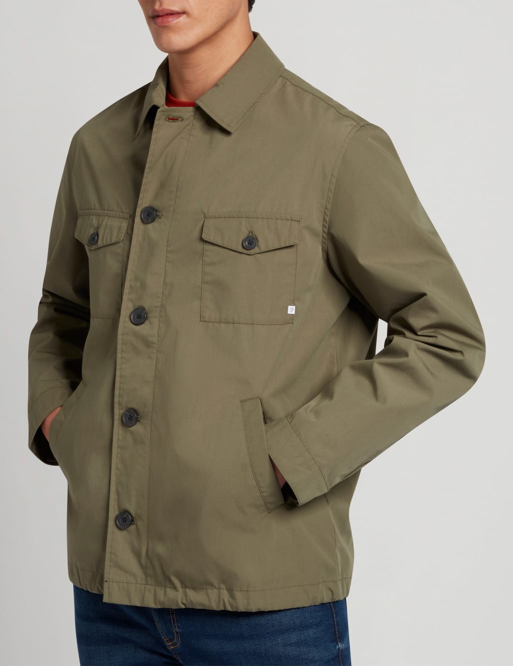 Cotton Blend Utility Jacket image 1