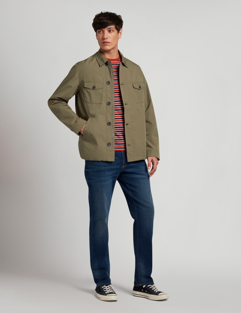 Cotton Blend Utility Jacket image 2
