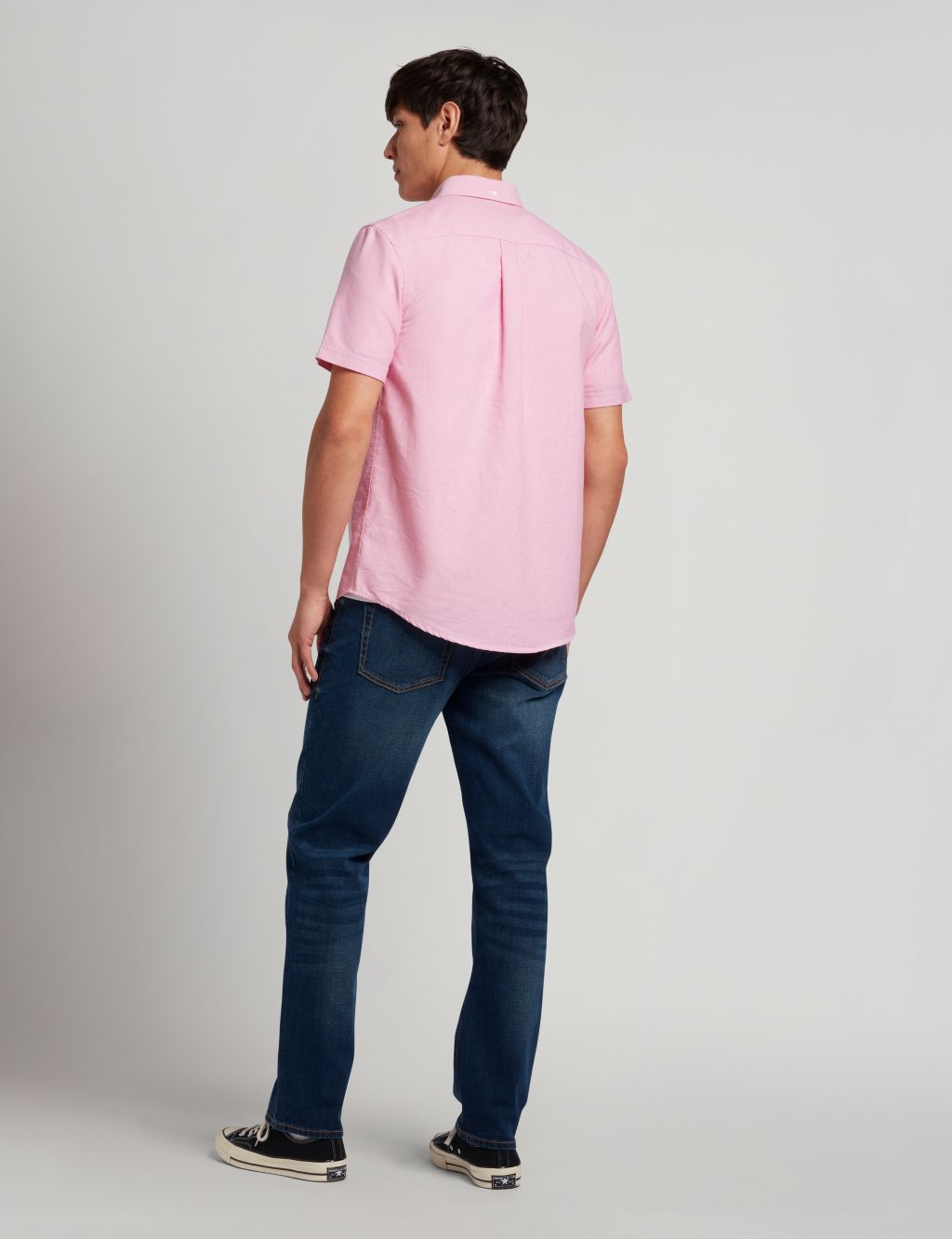 Cotton Blend Oxford Shirt image 3