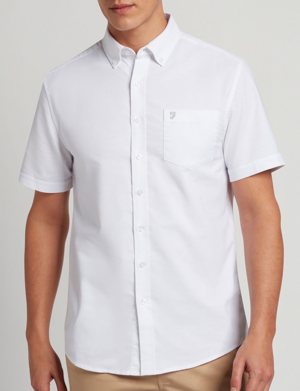 Cotton Blend Oxford Shirt image 1