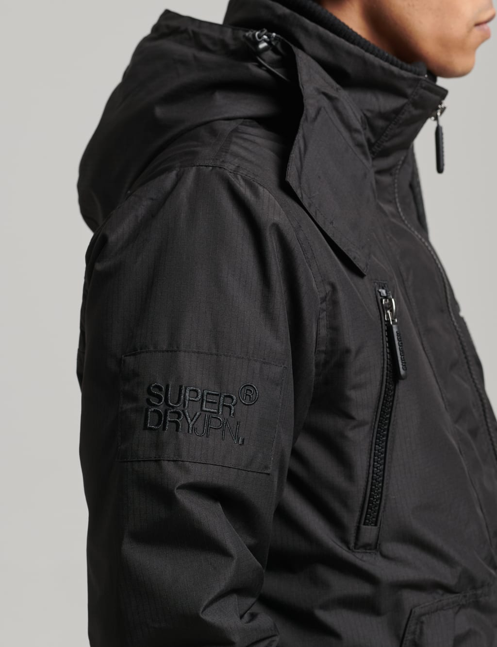Padded Hooded Utility Jacket image 5