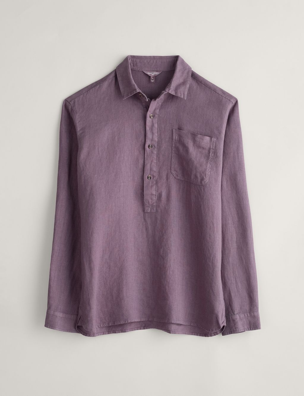 Pure Linen Garment Dyed Overshirt image 2