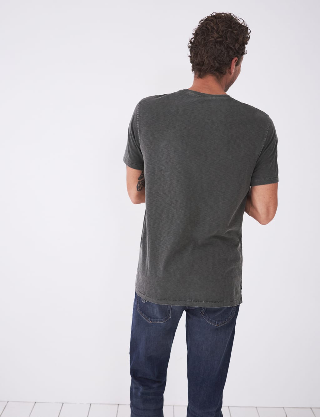 Pure Cotton Crew Neck T-Shirt image 4