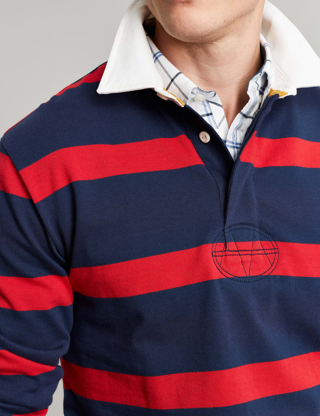 Pure Cotton Striped Rugby Shirt image 2