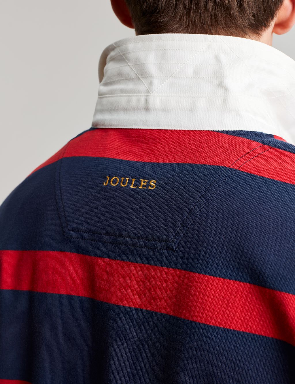 Pure Cotton Striped Rugby Shirt image 3