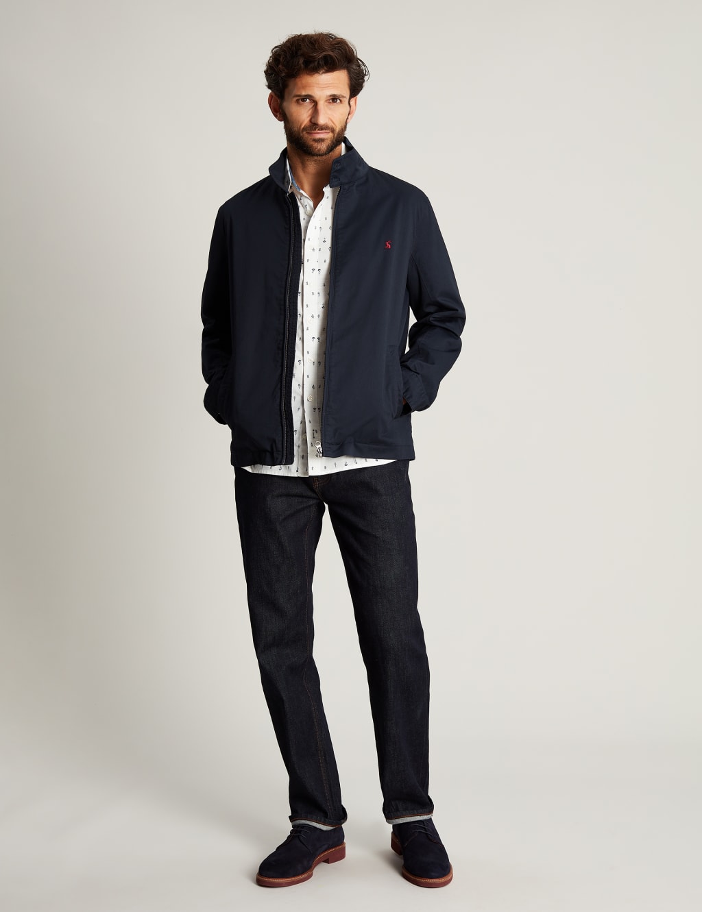 Pure Cotton Lightweight Harrington Jacket image 6