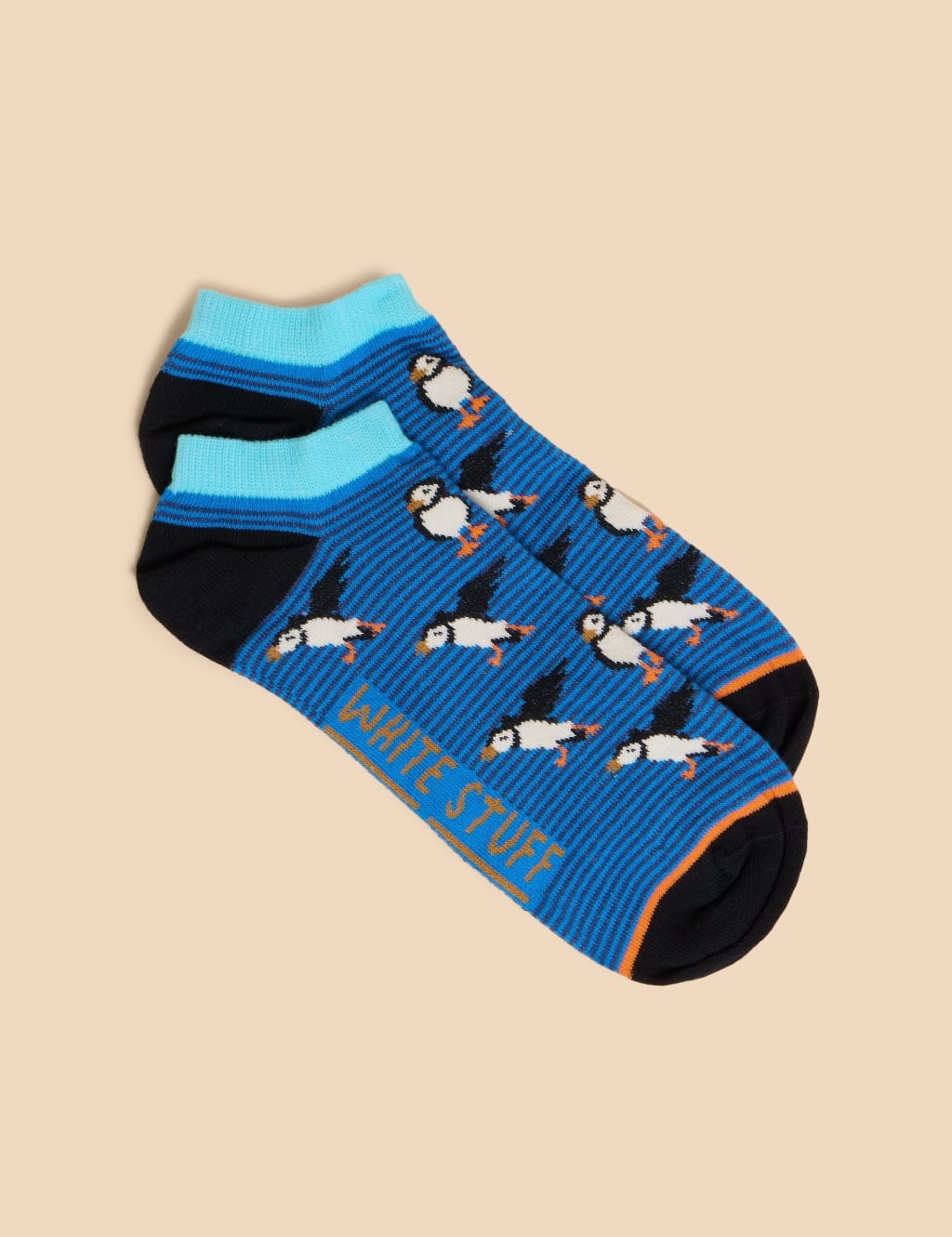 Puffin Cotton Rich Trainer Socks