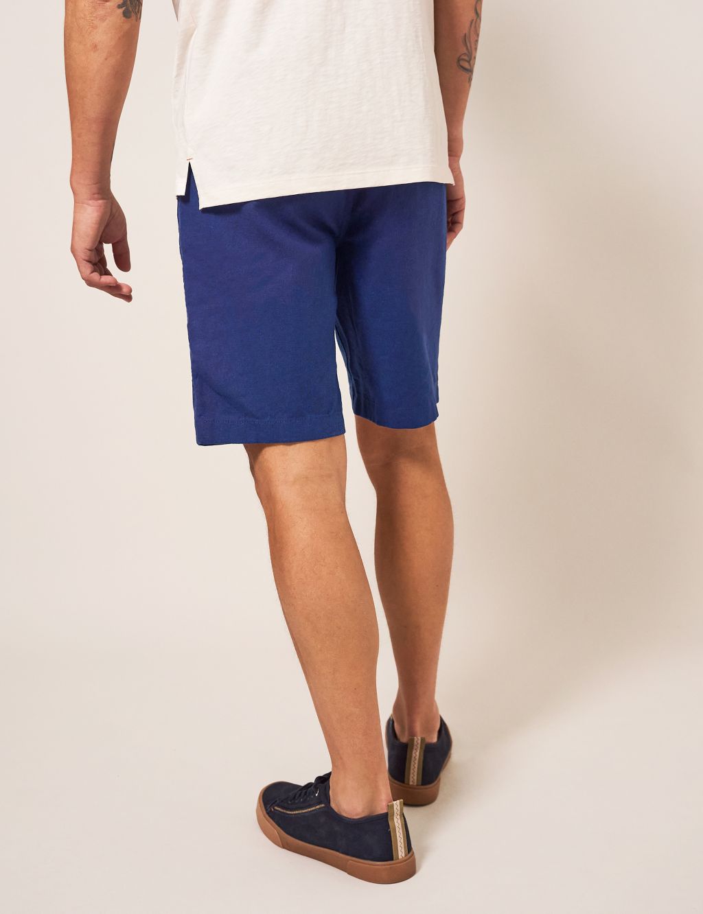 Linen Blend Lightweight Shorts image 5