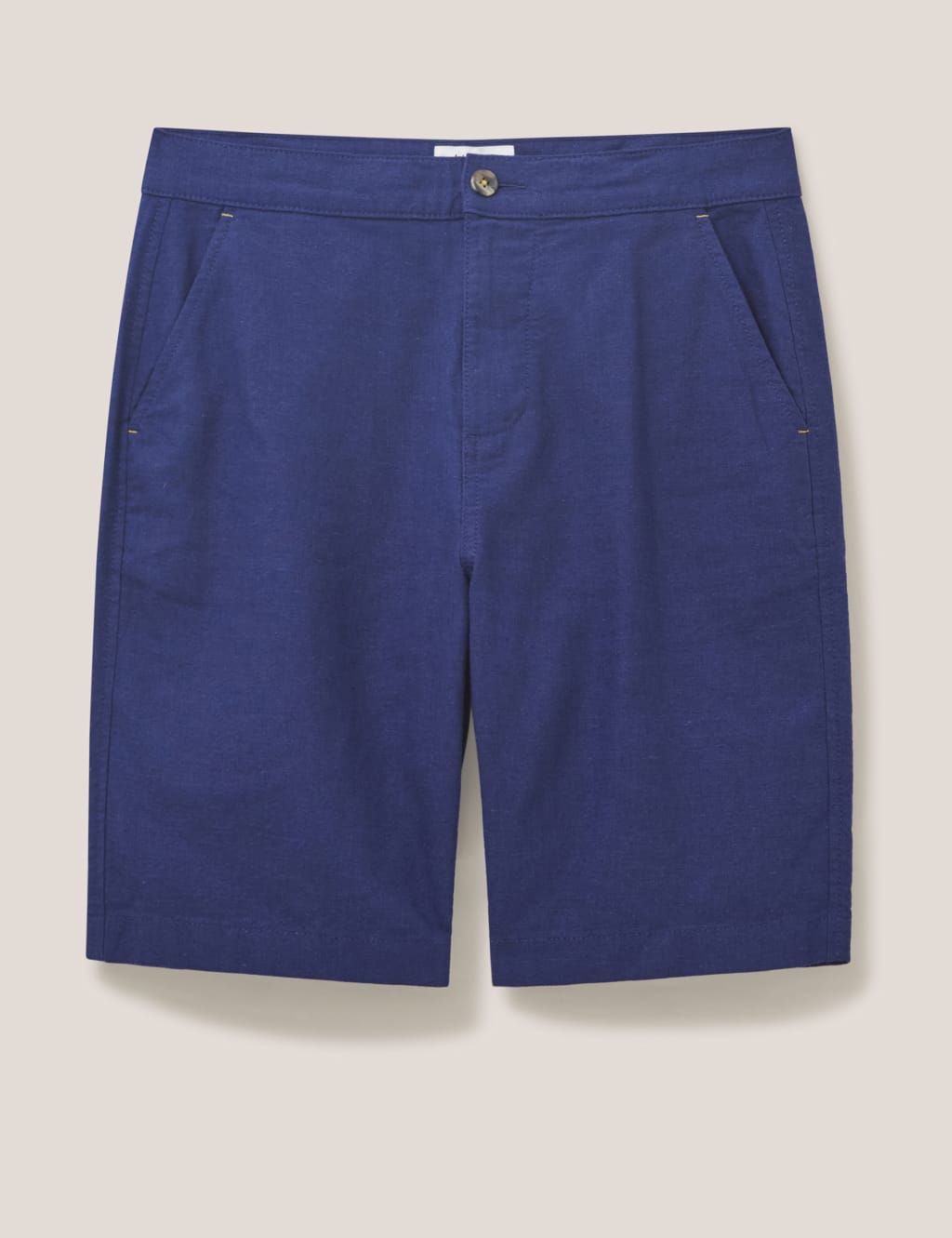Linen Blend Lightweight Shorts