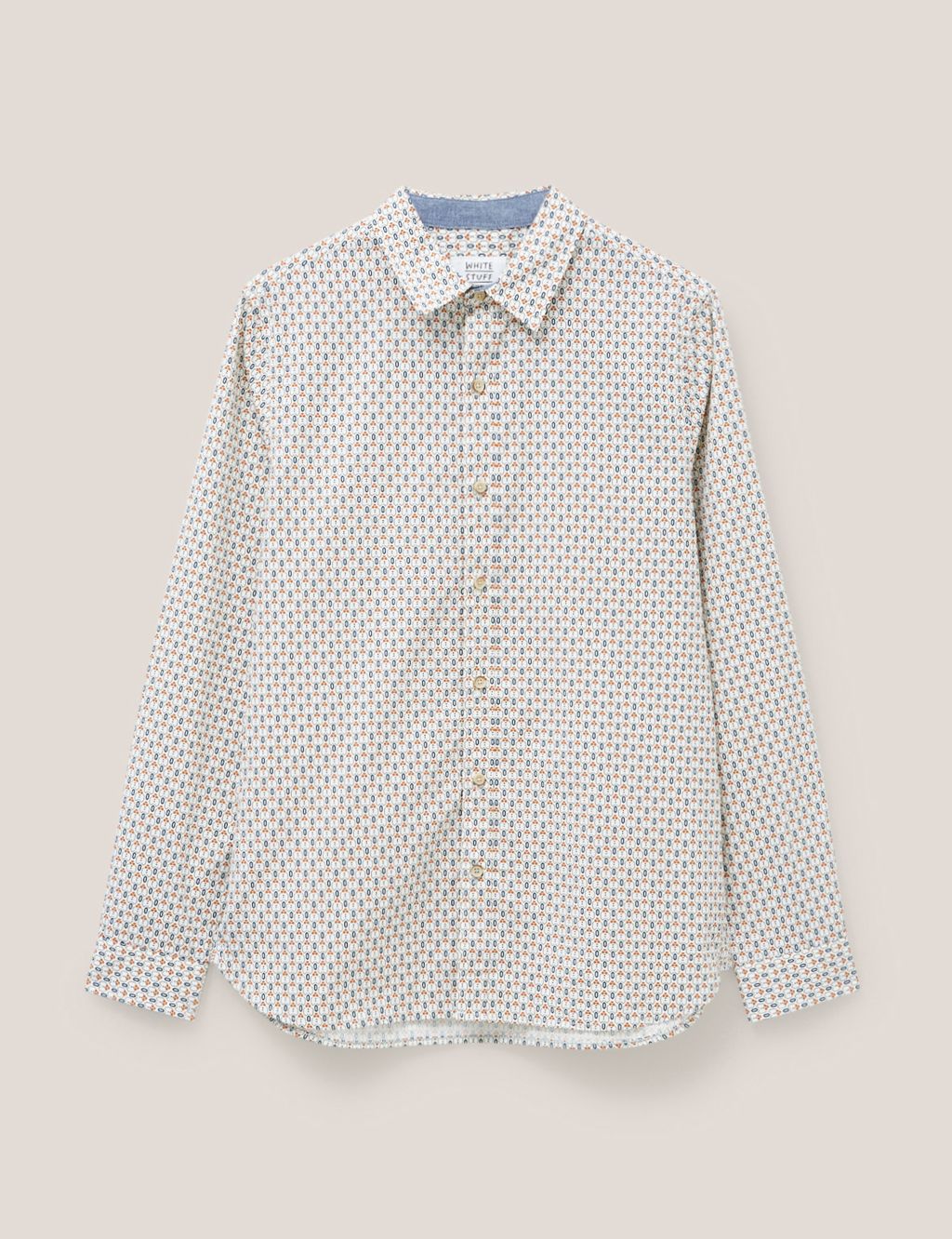 Pure Cotton Geometric Print Shirt image 1