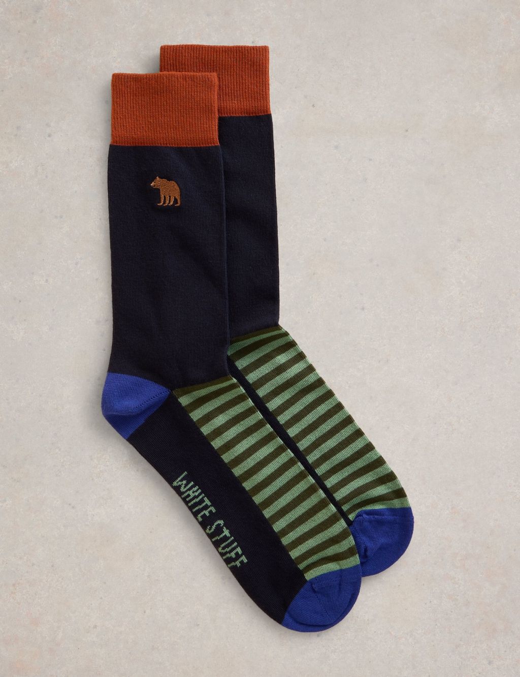 Patterned Novelty Cotton Rich Socks