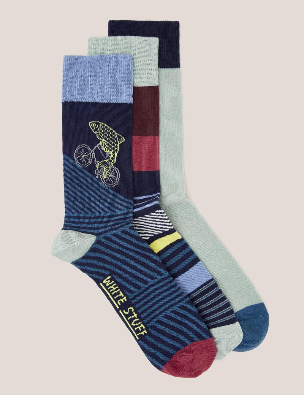 Men's Blue Socks M&S