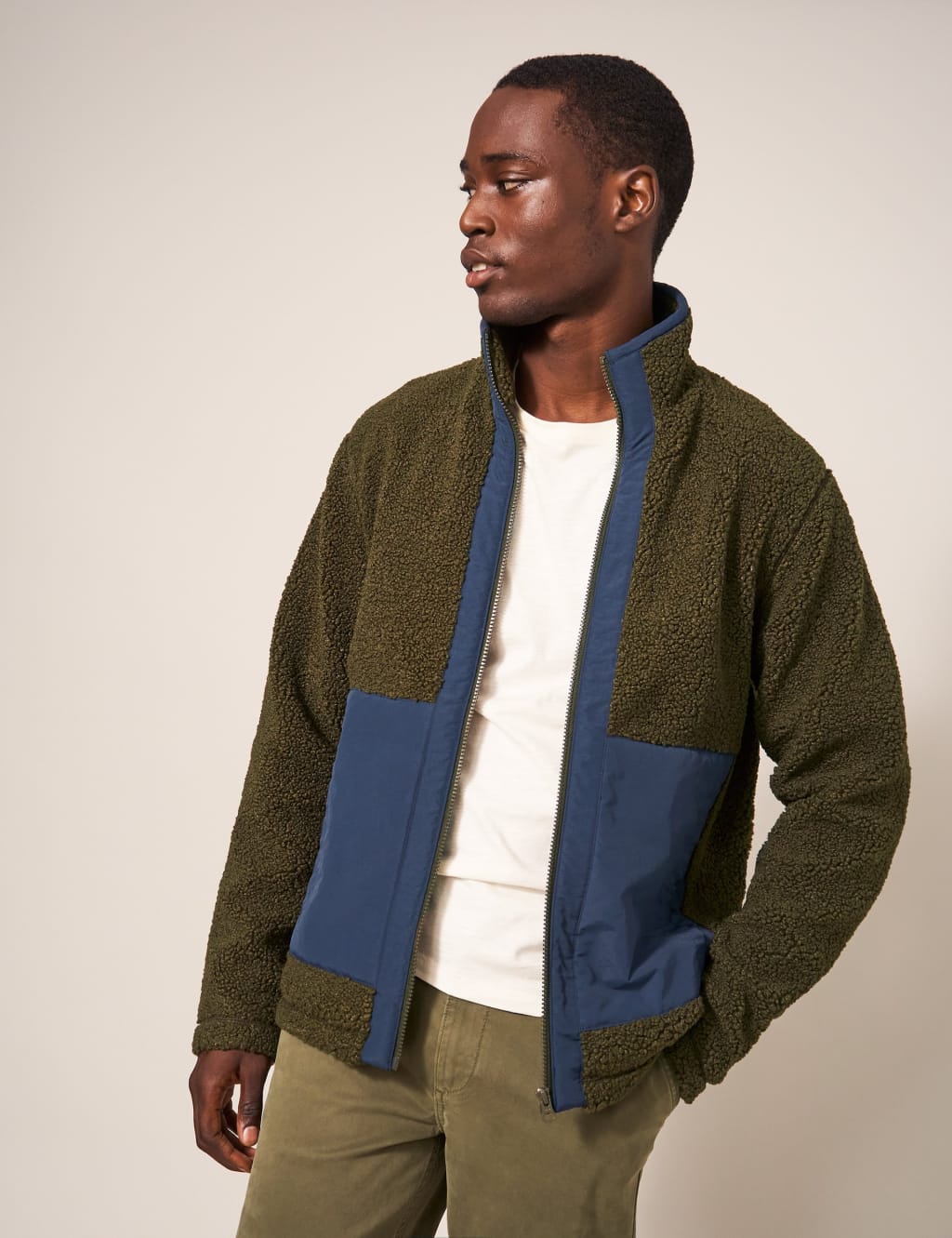 Fleece zip up jumper hot sale