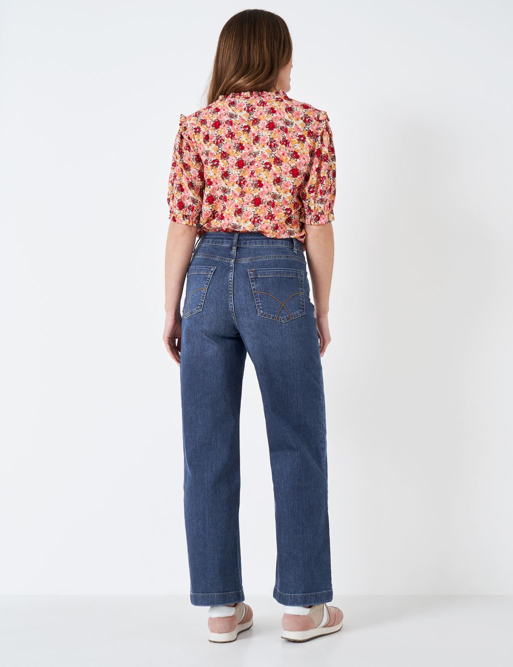 High Waisted Wide Leg Jeans image 3
