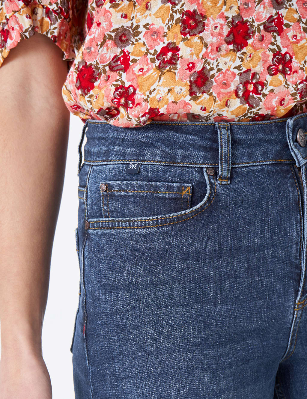 High Waisted Wide Leg Jeans image 4