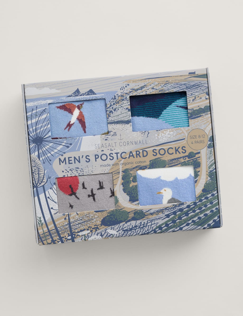 4pk Assorted Cotton Rich Socks image 2