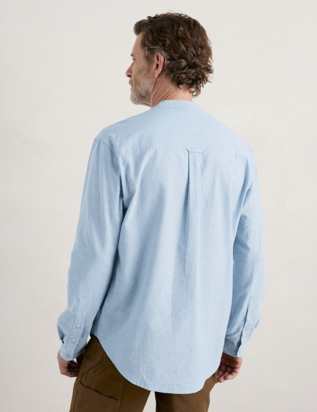 grandad collar golf shirts