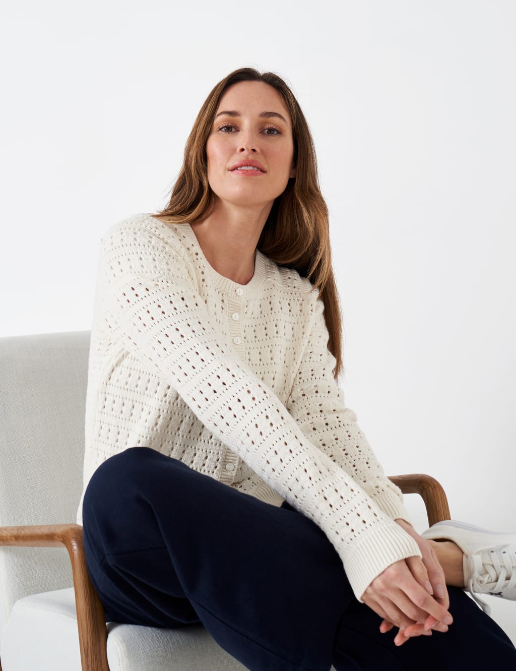 Pure Cotton Embroidered Cardigan image 4
