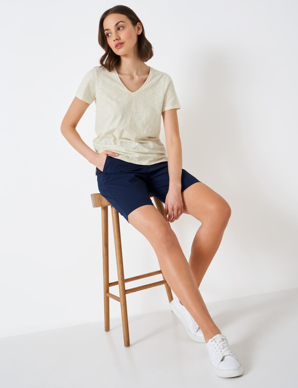 Pure Cotton Striped T-Shirt image 1