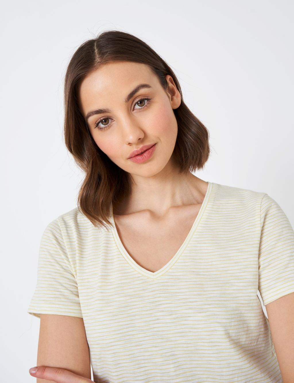 Pure Cotton Striped T-Shirt image 5