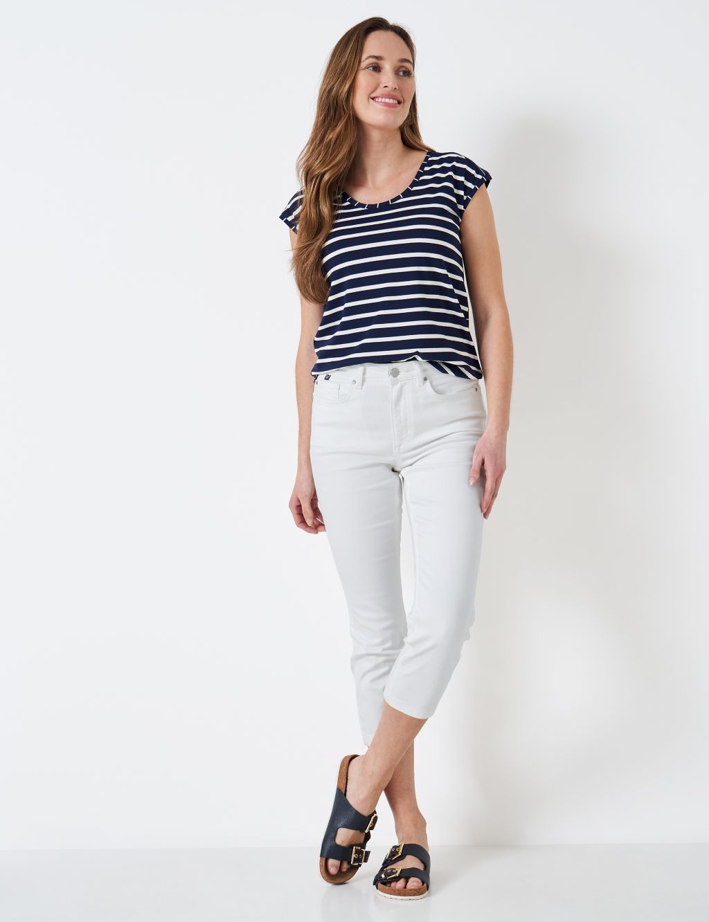 Slim Fit Cropped Jeans image 1