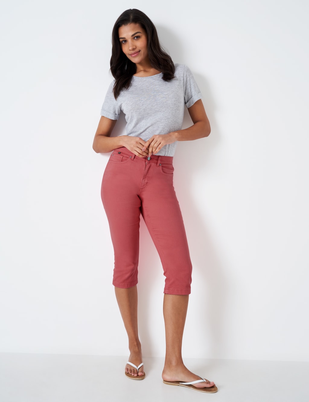 Skinny Cropped Jeans image 1