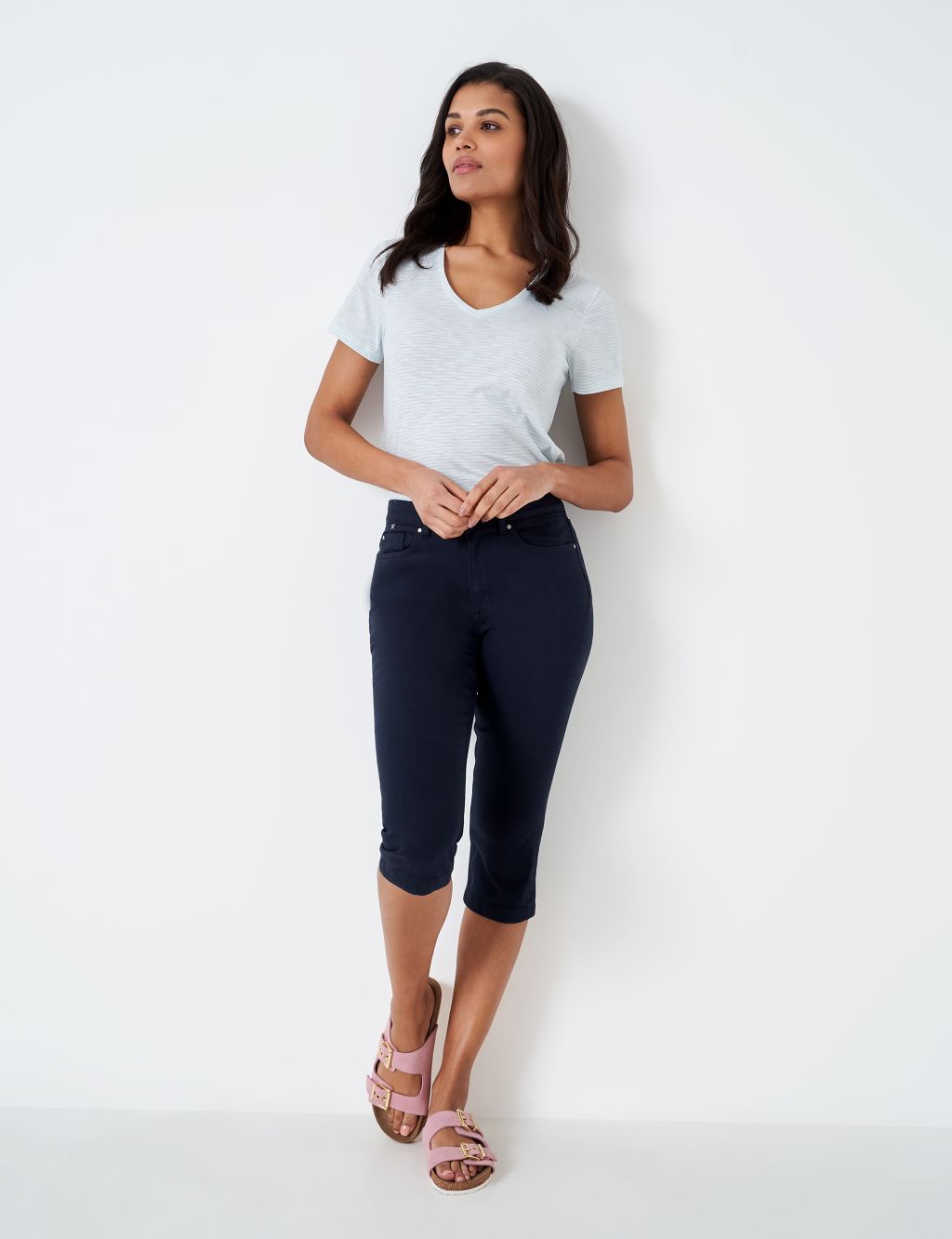 Skinny Cropped Jeans image 1
