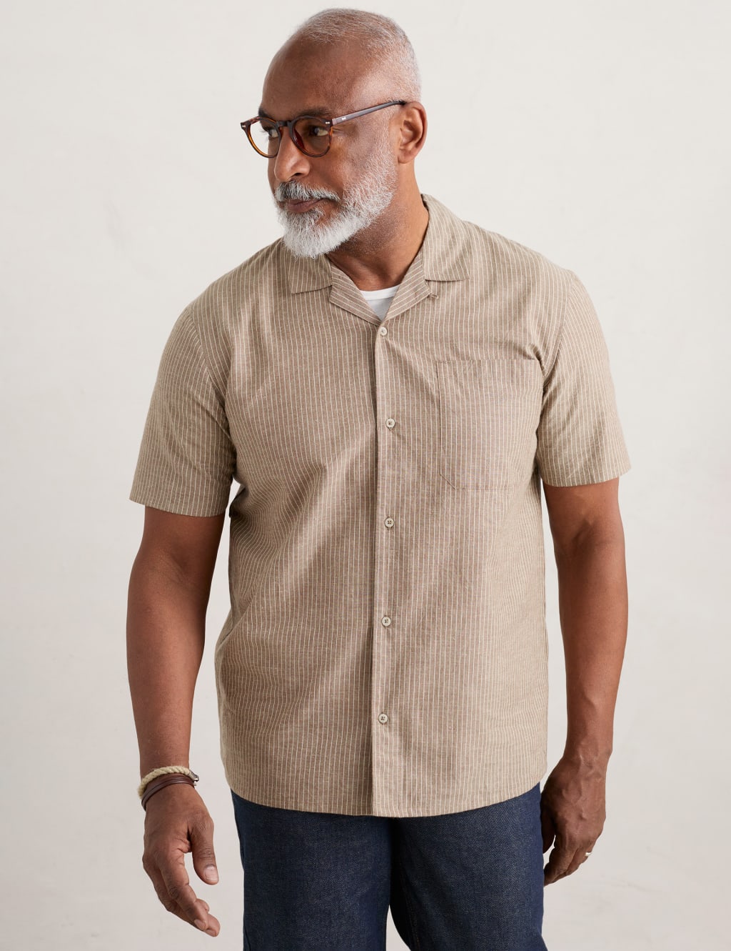 Cotton Rich Striped Shirt image 2