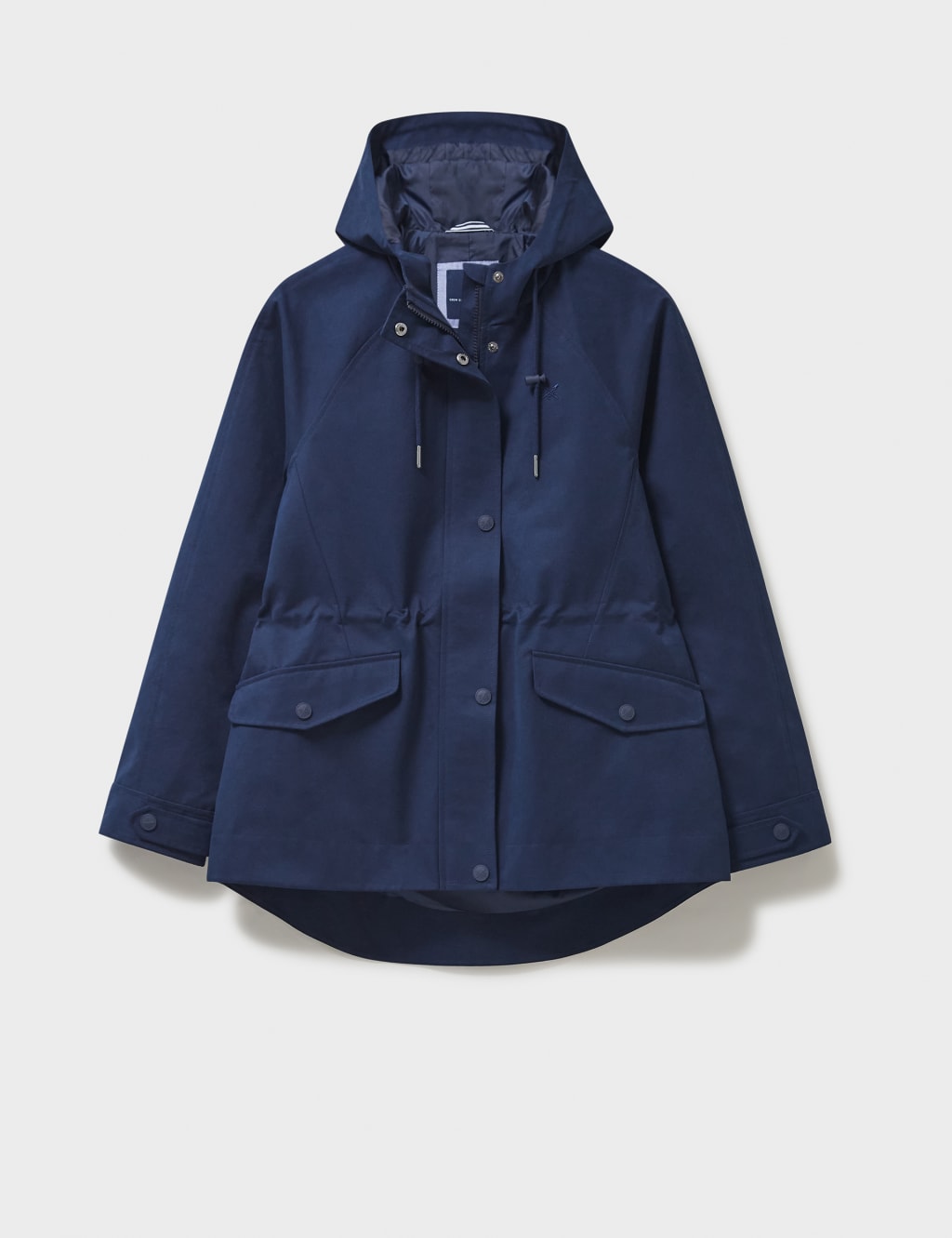 Cotton Blend Hooded Short Raincoat image 2