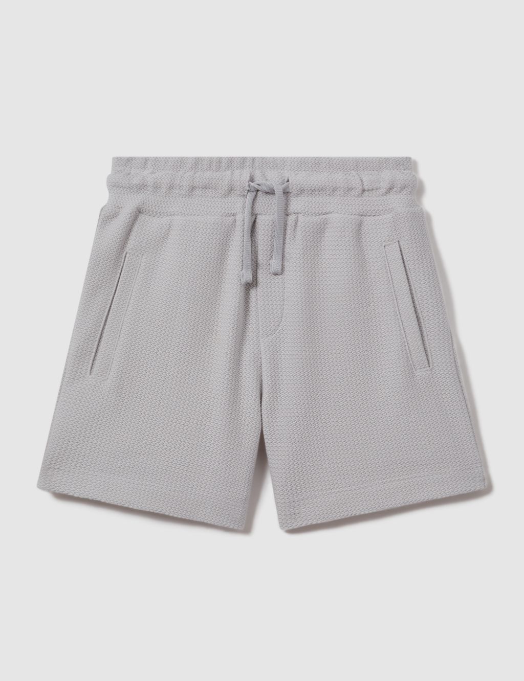 Pure Cotton Textured Shorts (3-14 Yrs)
