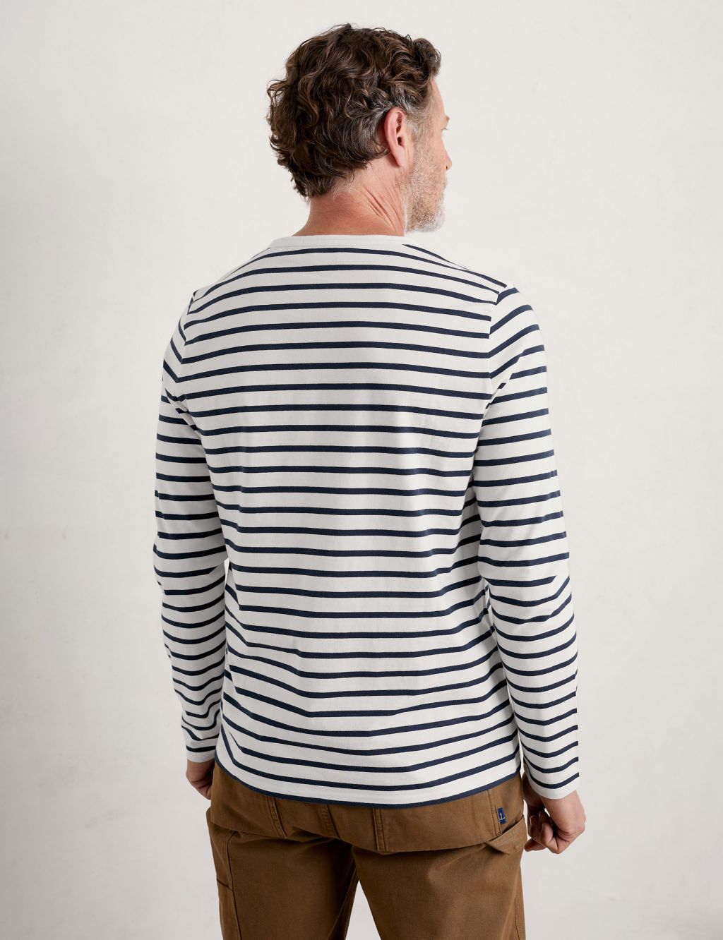 Organic Cotton Striped Long Sleeve T-Shirt image 4