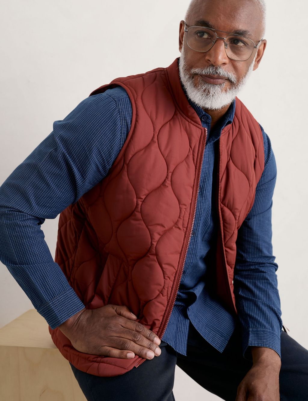 Quilted Padded Gilet image 1