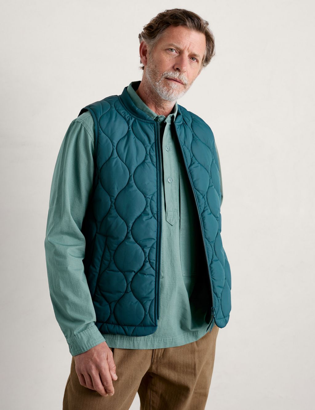 Quilted Padded Gilet image 3