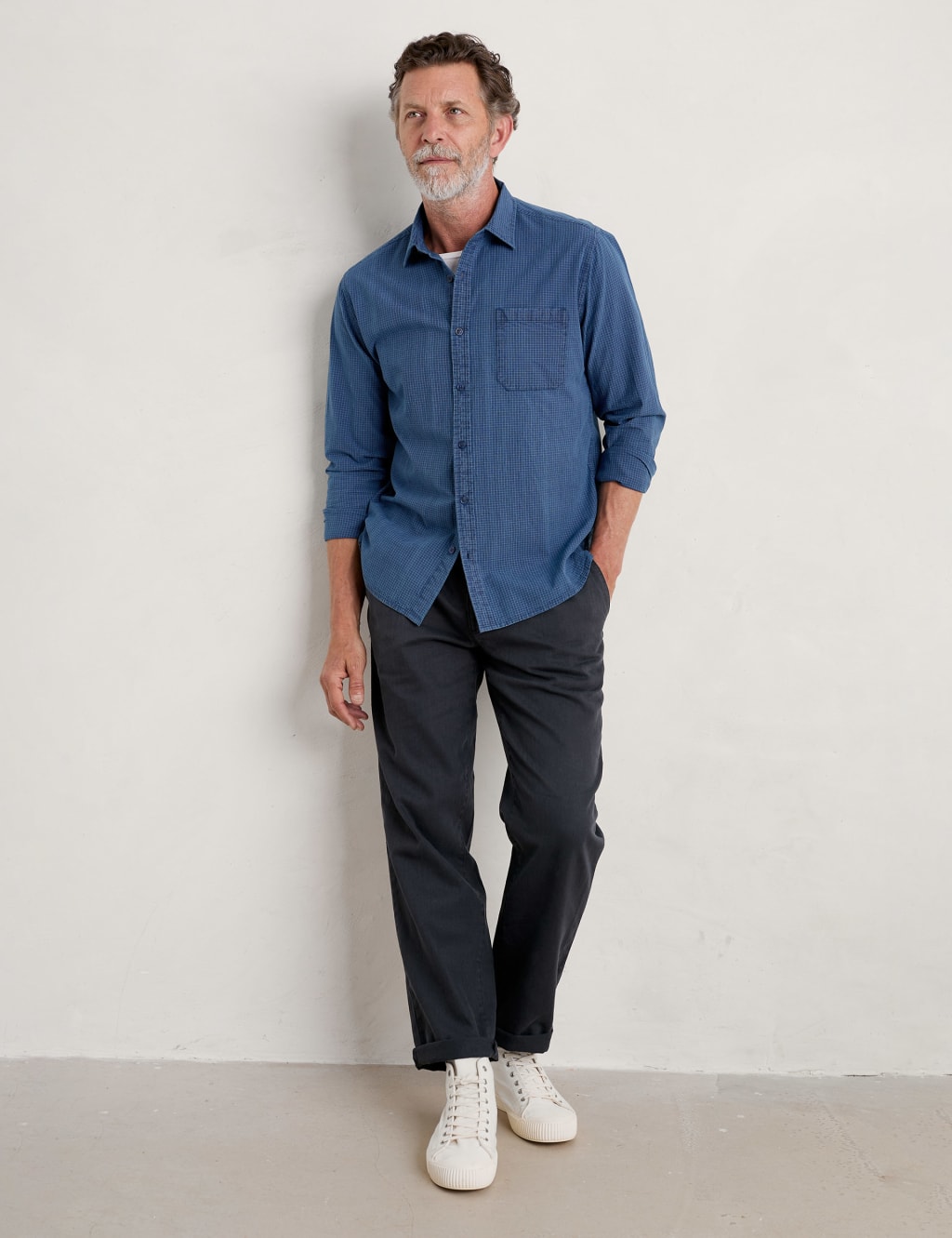 Men's Linen Trousers M&S