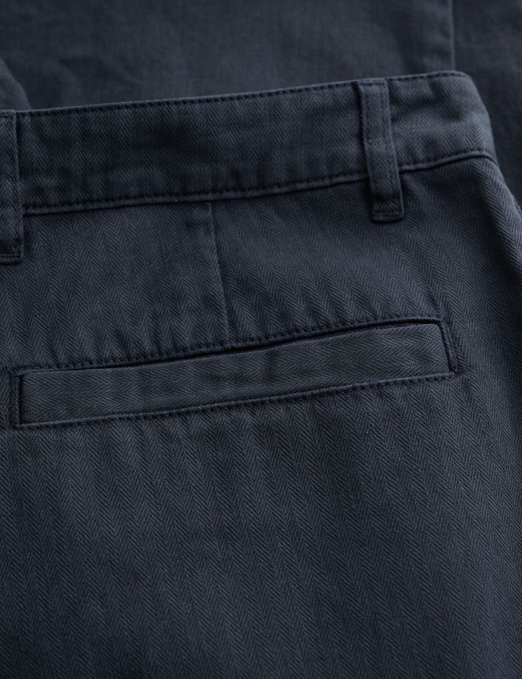Regular Fit Linen Rich Cargo Trousers image 5