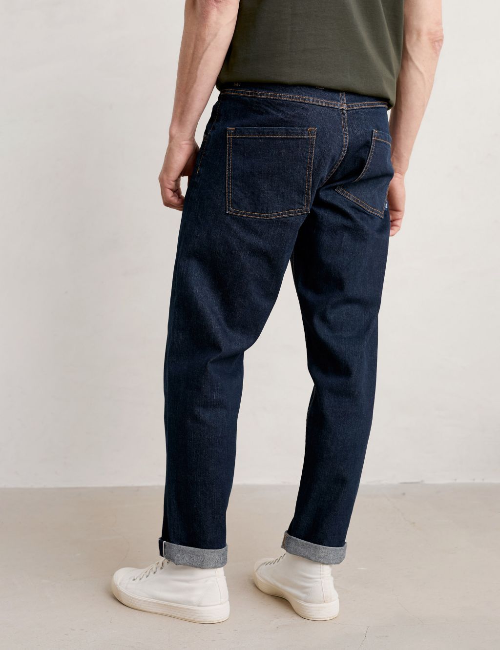 Straight Fit 5 Pocket Jeans image 4
