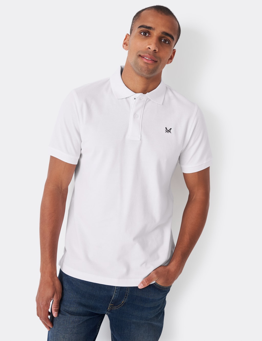 Pure Cotton Pique Polo Shirt image 1