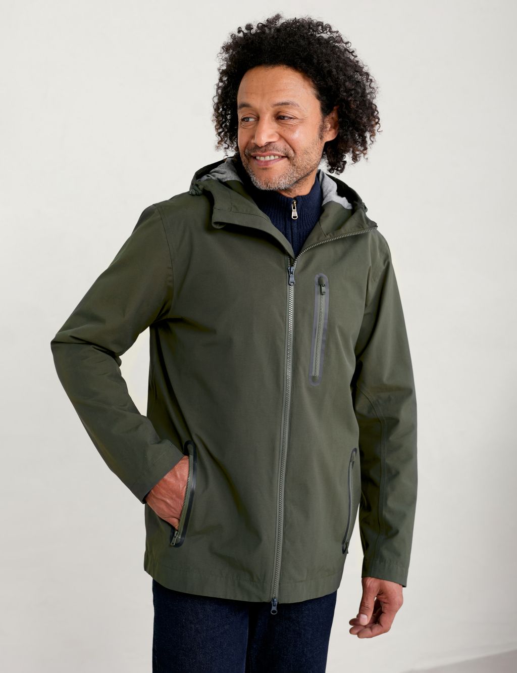 Cotton Rich Waterproof Hooded Parka Jacket
