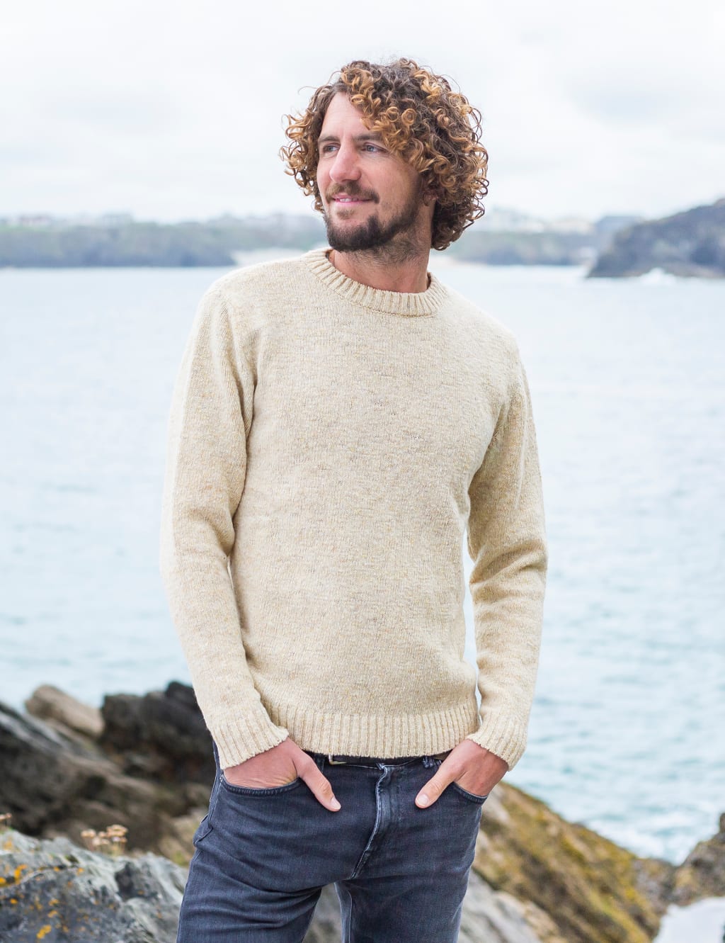 Pure Wool Crew Neck Jumper